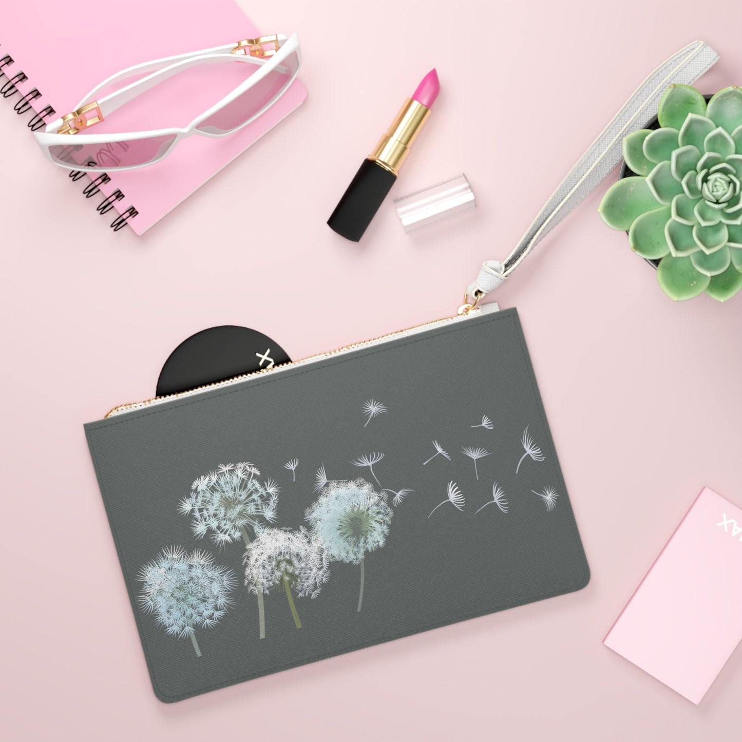 Gray Faith - Hebrews 11:1 Clutch Bag
