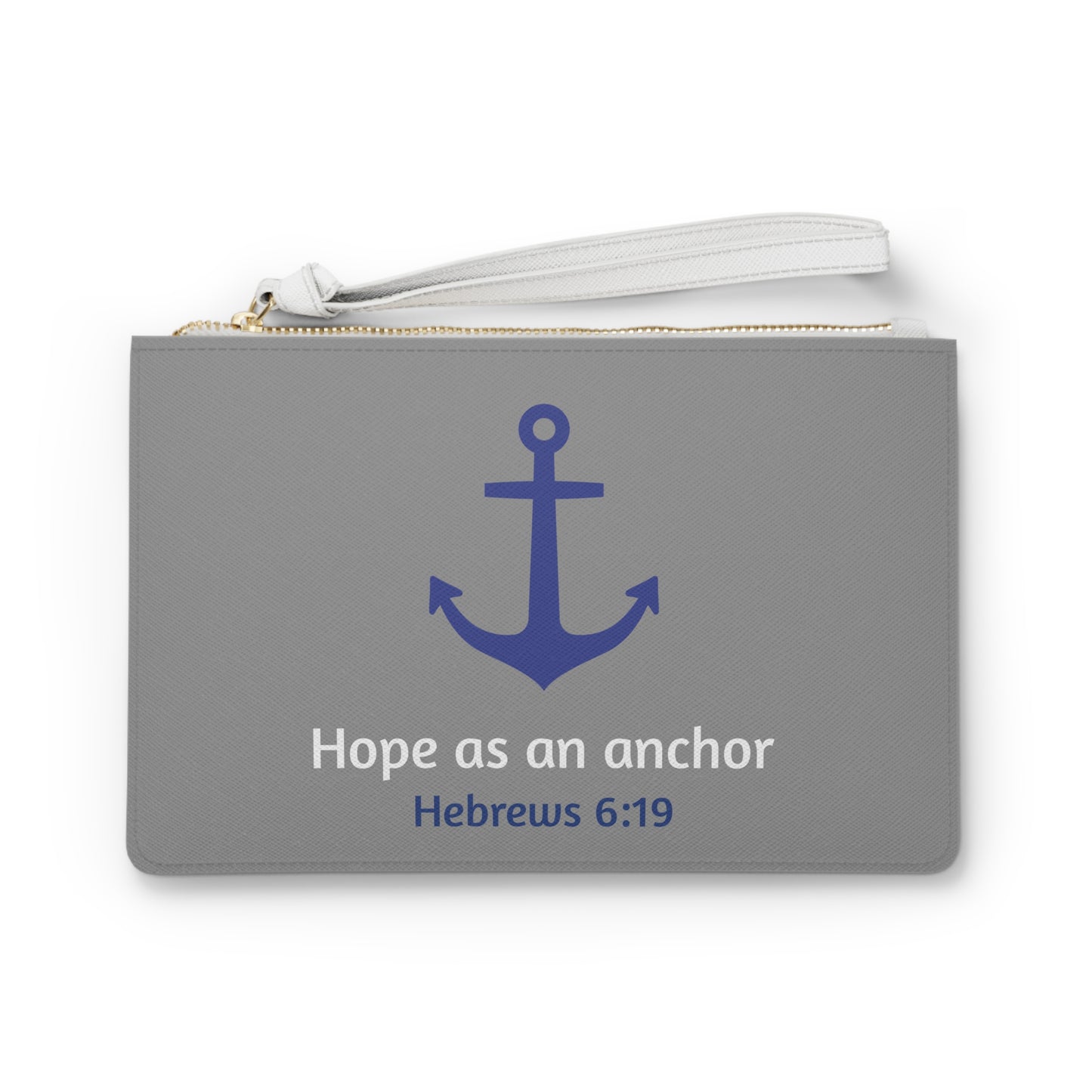 Hope as an Anchor - Hebrews 6:19 Clutch Bag