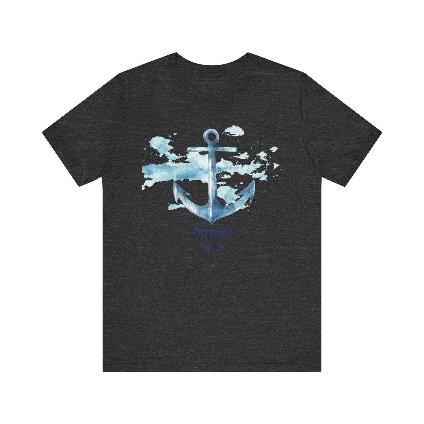 Anchored - Hebrew 6:19 Unisex Jersey Short Sleeve Tee