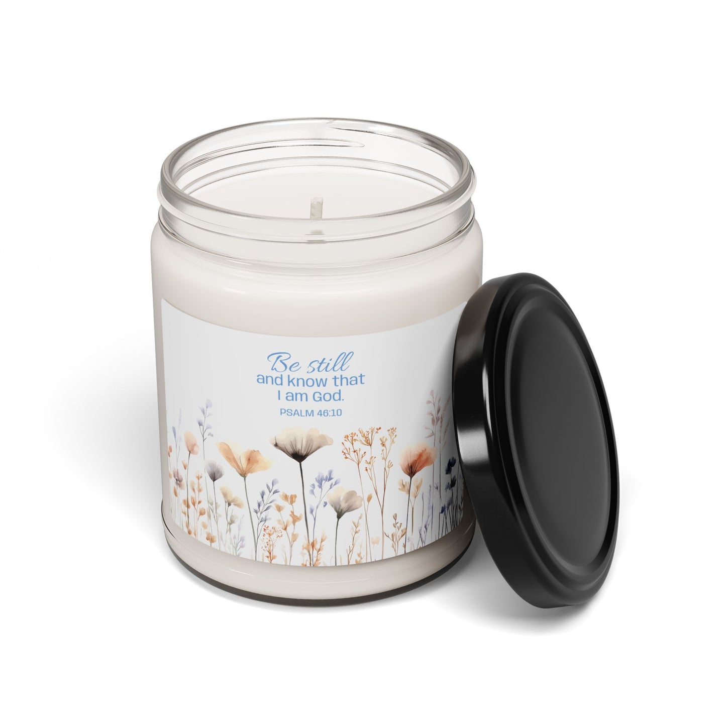 Be Still-Psalm 46:10 — 9oz Soy Candle