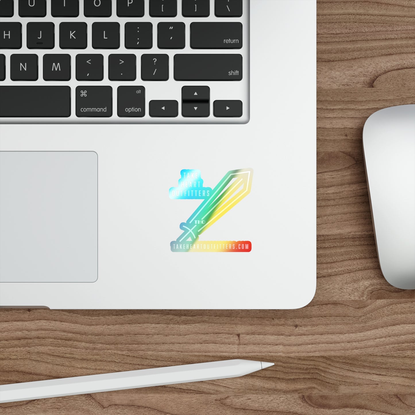 THO Logo Holographic Die-Cut Sticker