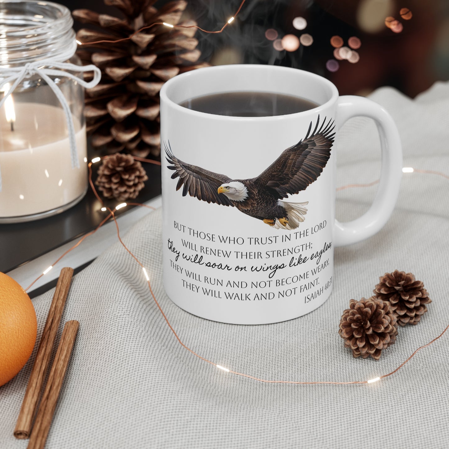 Isaiah 40:31 Mug — 11oz Coffee Cup
