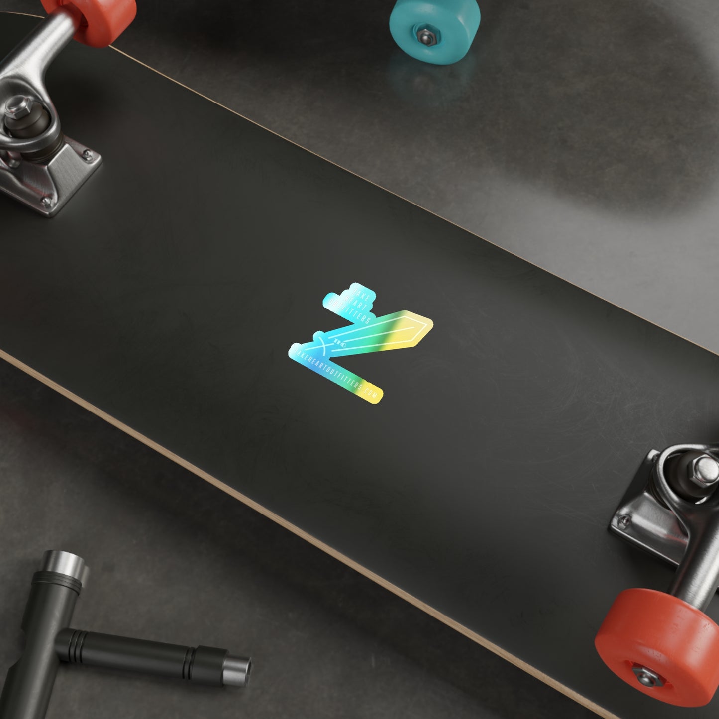 THO Logo Holographic Die-Cut Sticker