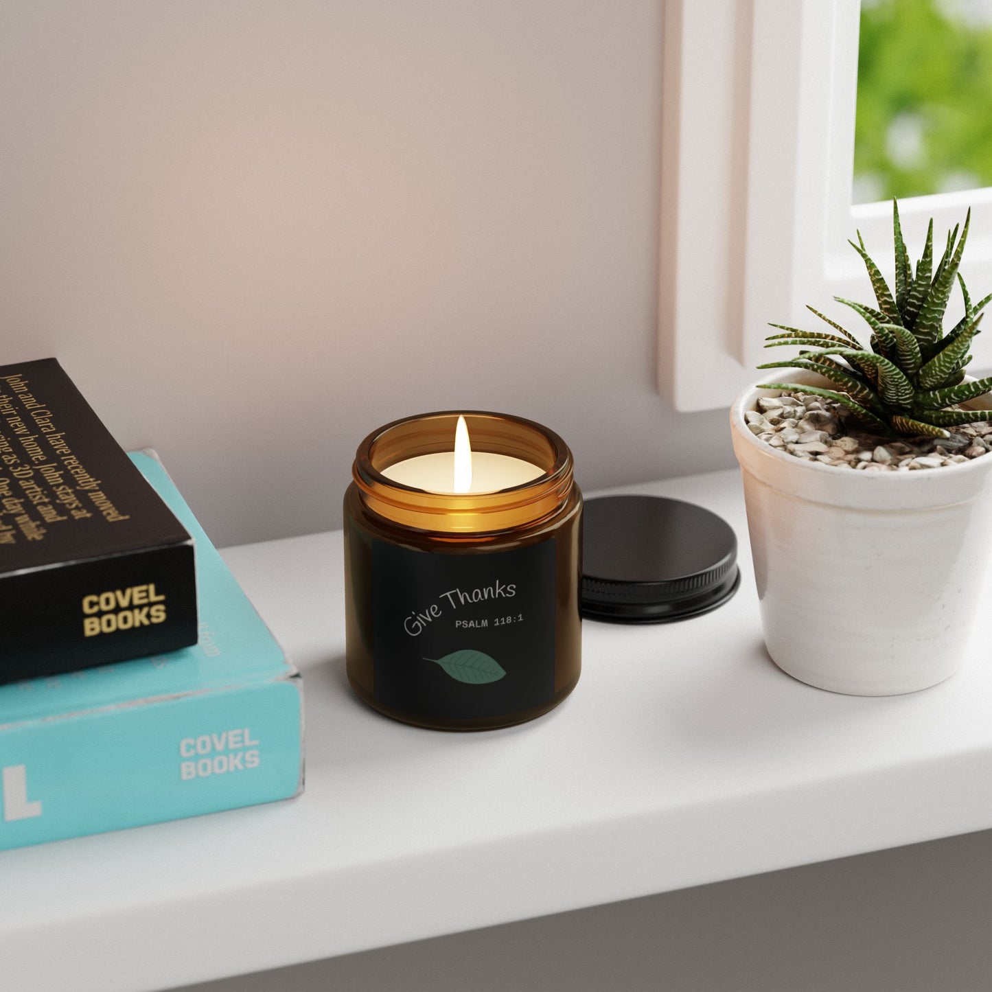 Give Thanks Soy Candle - Psalm 118:1