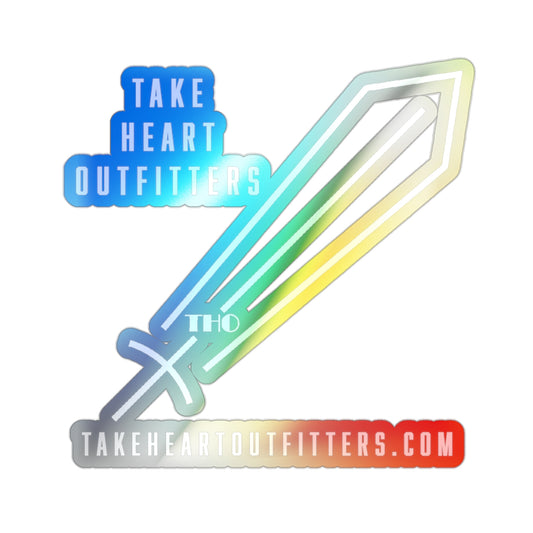 THO Logo Holographic Die-Cut Sticker