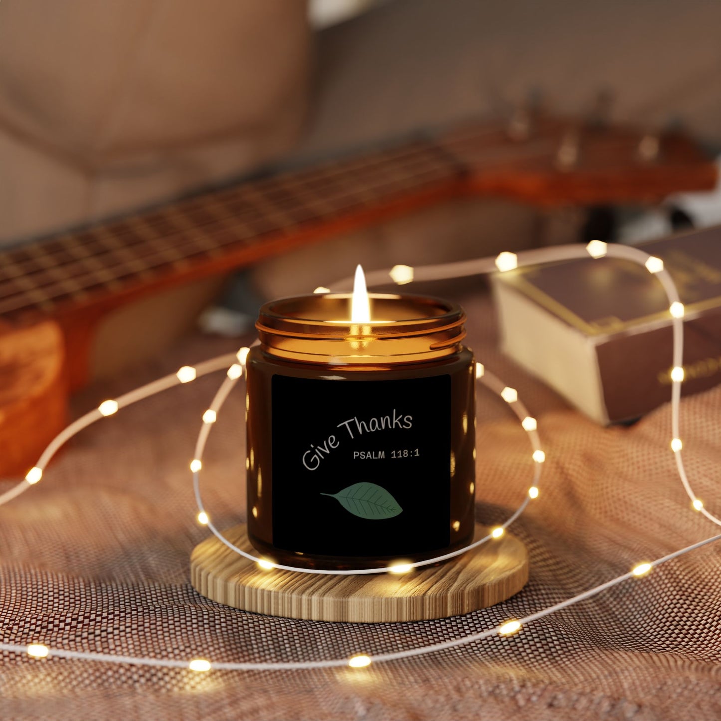 Give Thanks Soy Candle - Psalm 118:1