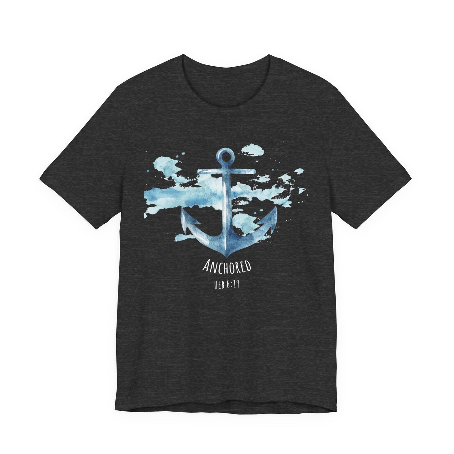 Anchored - Hebrew 6:19 Unisex Jersey Short Sleeve Tee