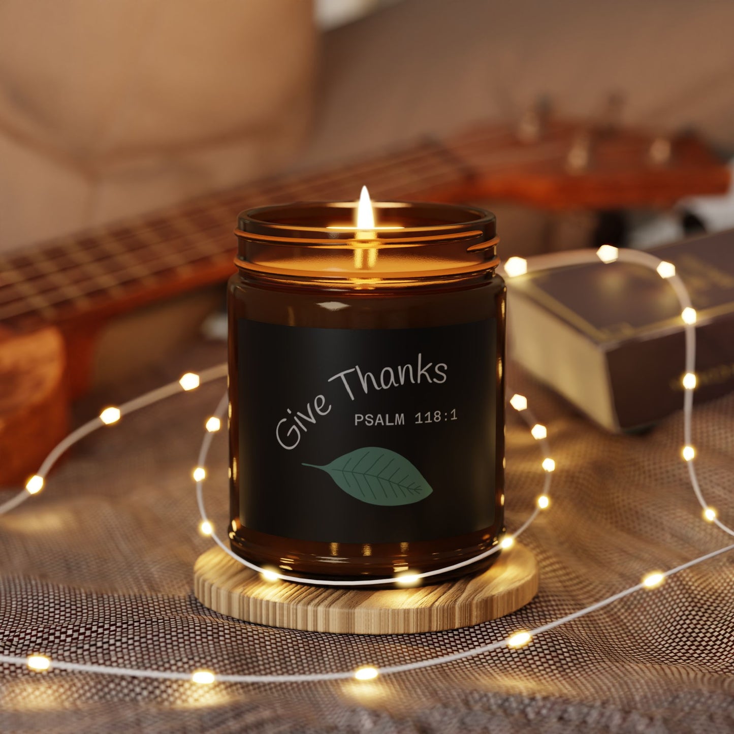 Give Thanks Soy Candle - Psalm 118:1