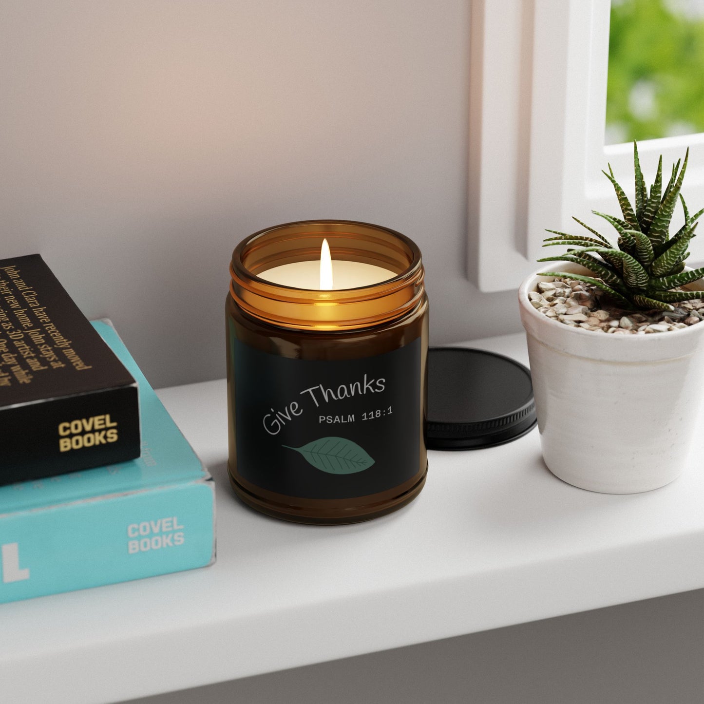 Give Thanks Soy Candle - Psalm 118:1