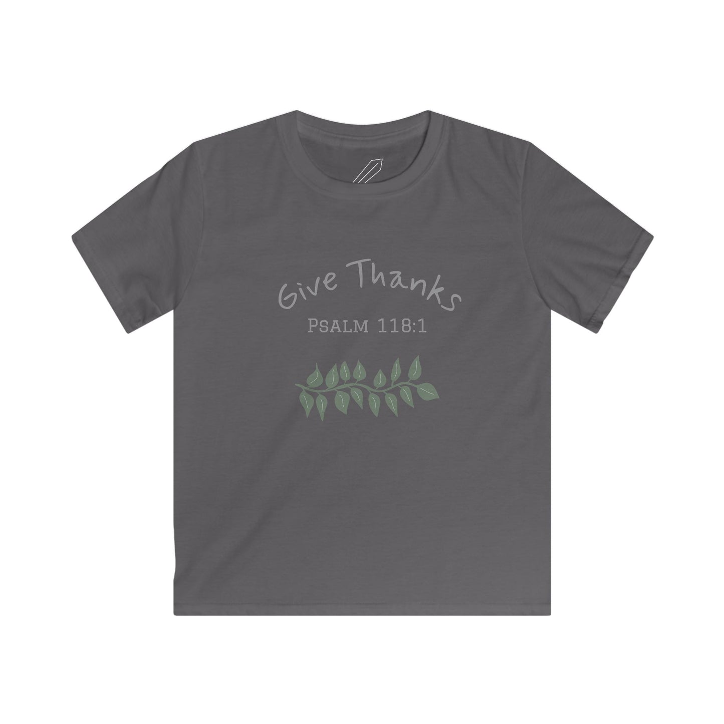 Kids Shirt - "Give Thanks" Psalm 118:1