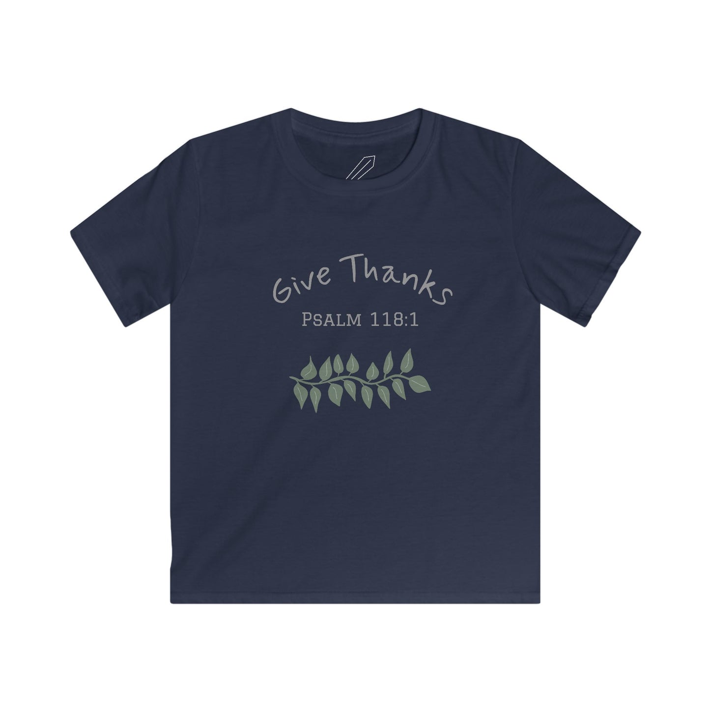 Kids Shirt - "Give Thanks" Psalm 118:1