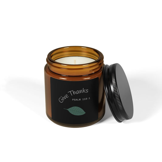 Give Thanks Soy Candle - Psalm 118:1